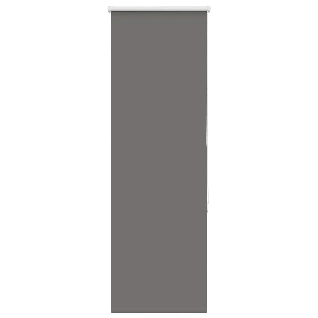 vidaXL Roleta zaciemniająca szara 60x130 cm Szerokość tkaniny 55,7 cm