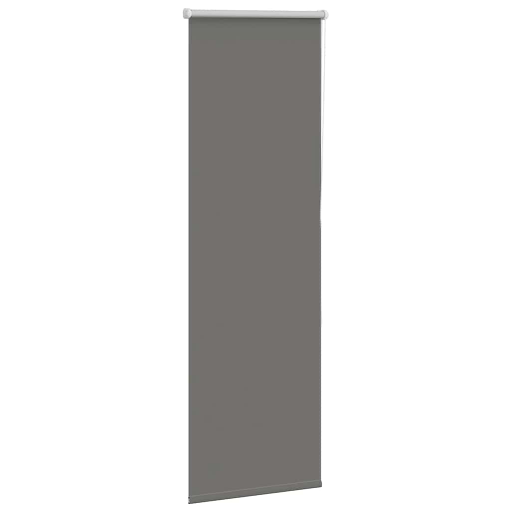 vidaXL Roleta zaciemniająca szara 60x130 cm Szerokość tkaniny 55,7 cm