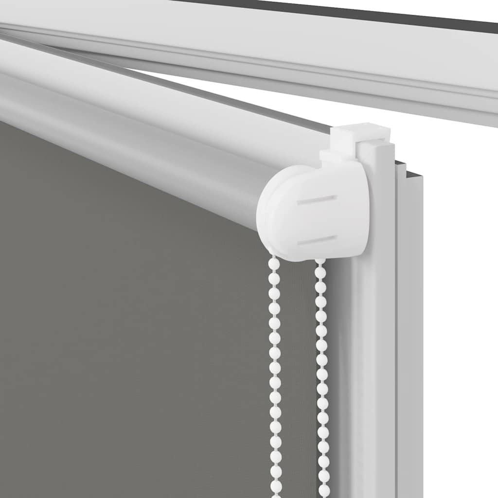 vidaXL Roleta zaciemniająca szara 60x130 cm Szerokość tkaniny 55,7 cm