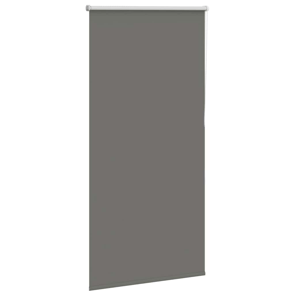 vidaXL Roleta zaciemniająca szara 75x130 cm Szerokość tkaniny 70,7 cm