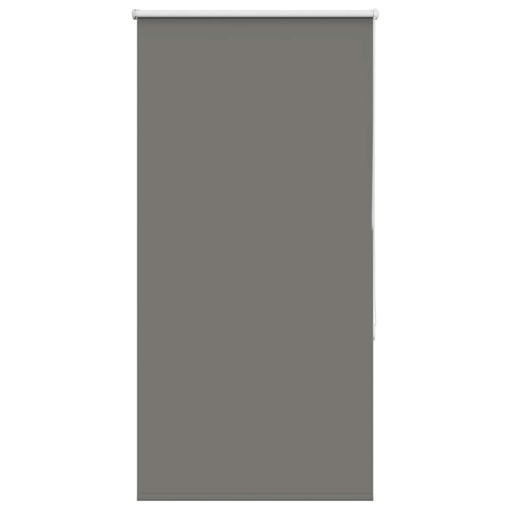 vidaXL Roleta zaciemniająca szara 85x130 cm Szerokość tkaniny 80,7 cm