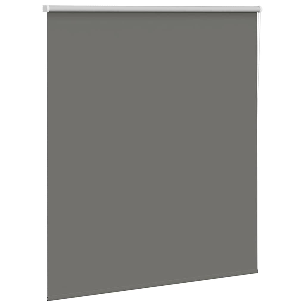 vidaXL Roleta zaciemniająca szara 130x130cm Szerokość tkaniny 126,6cm