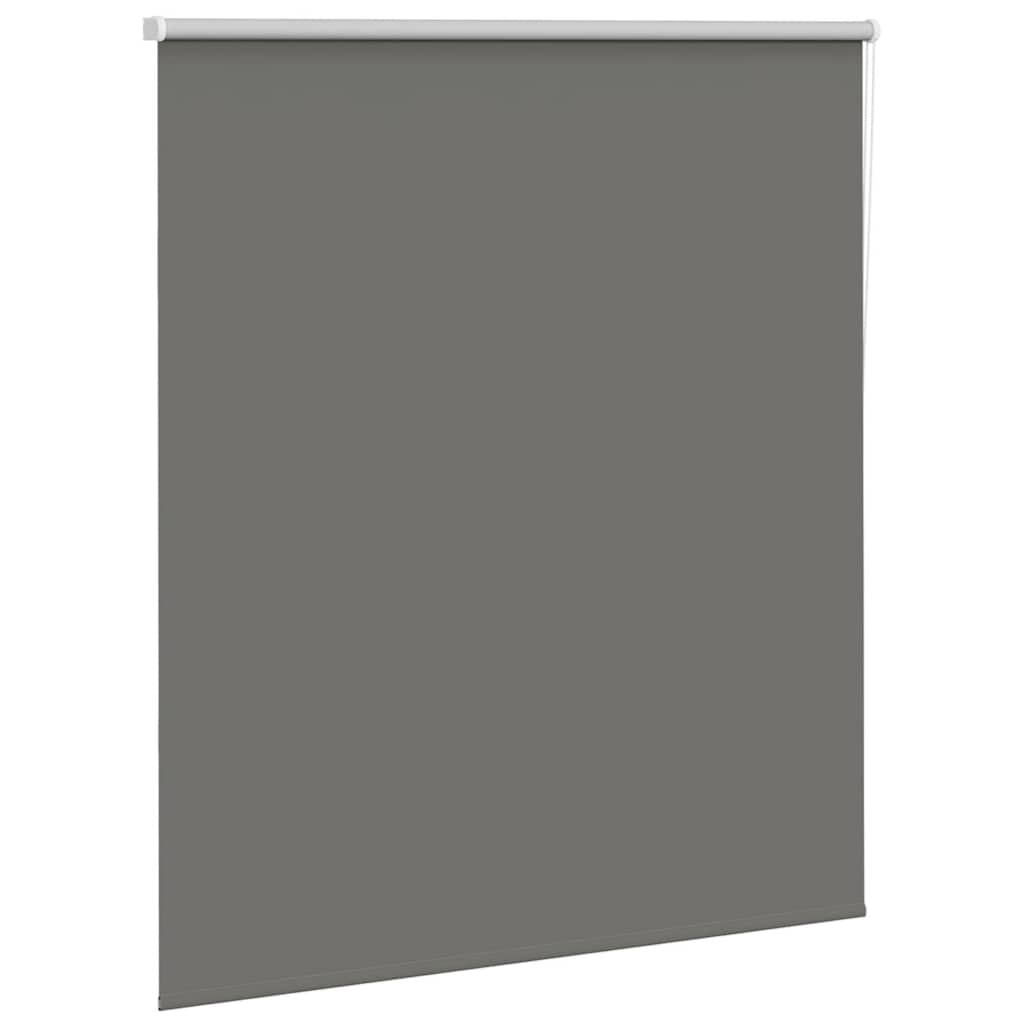 vidaXL Roleta zaciemniająca szara 140x130cm Szerokość tkaniny 136,6cm