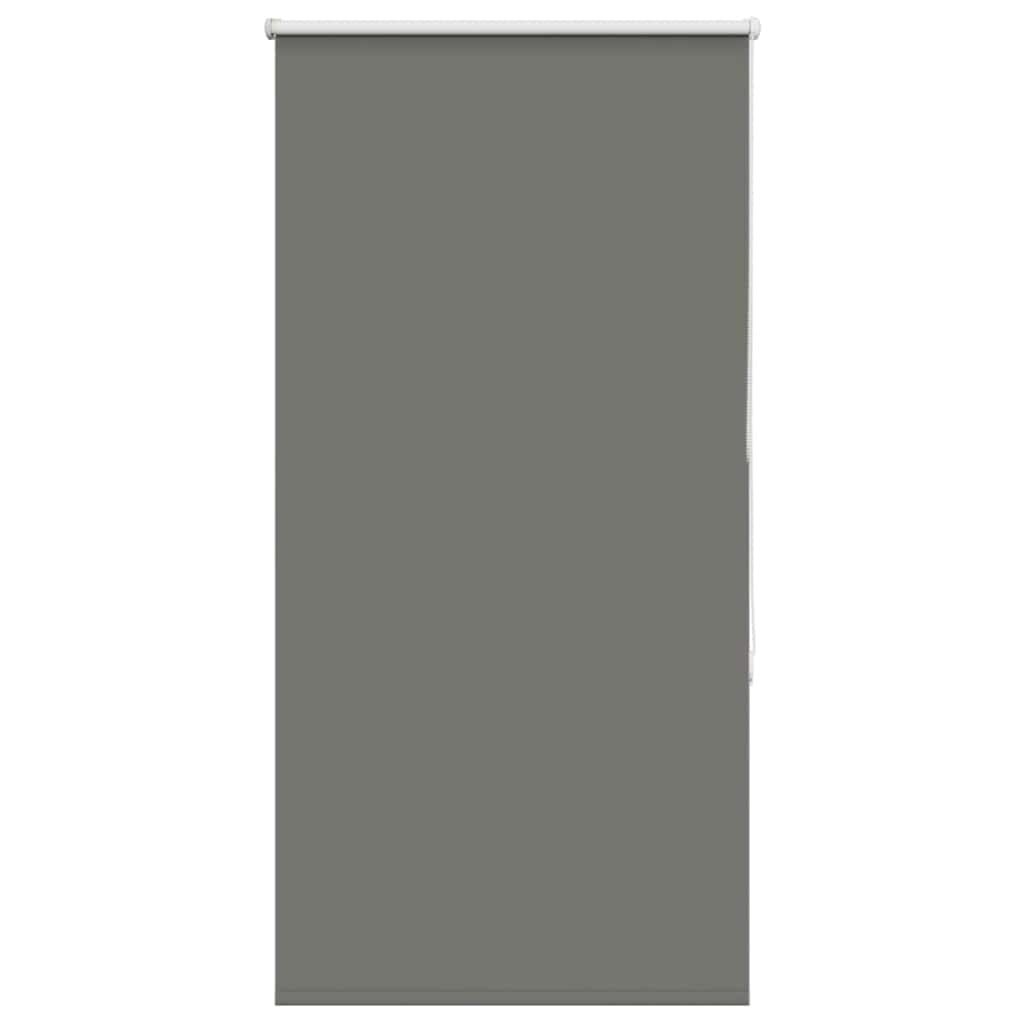 vidaXL Roleta zaciemniająca szara 85x150 cm Szerokość tkaniny 80,7 cm