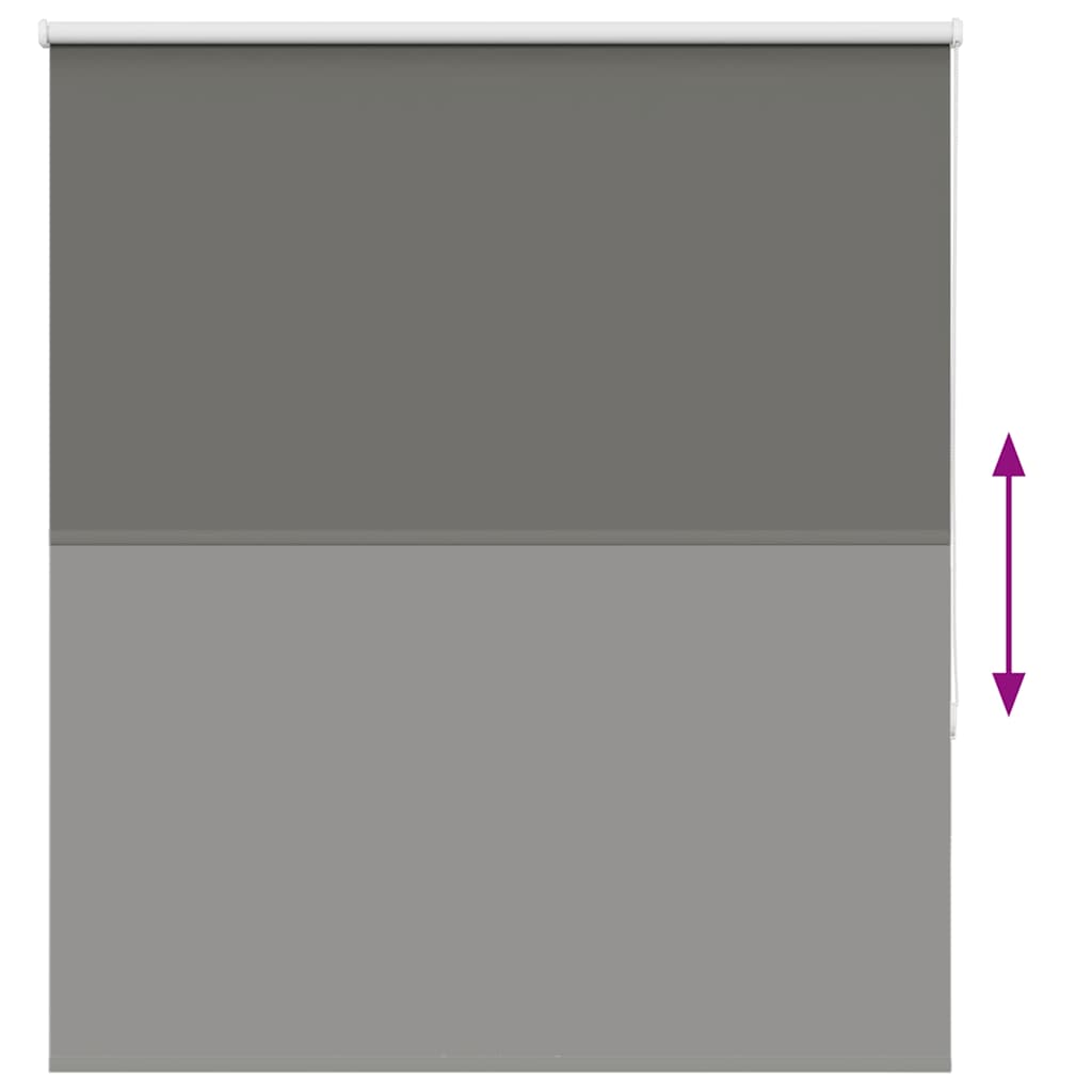 vidaXL Roleta zaciemniająca szara 120x150cm Szerokość tkaniny 116,6cm