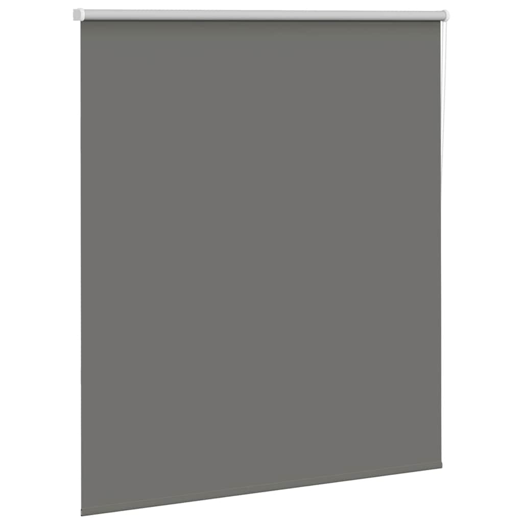 vidaXL Roleta zaciemniająca szara 130x175cm Szerokość tkaniny 126,6cm