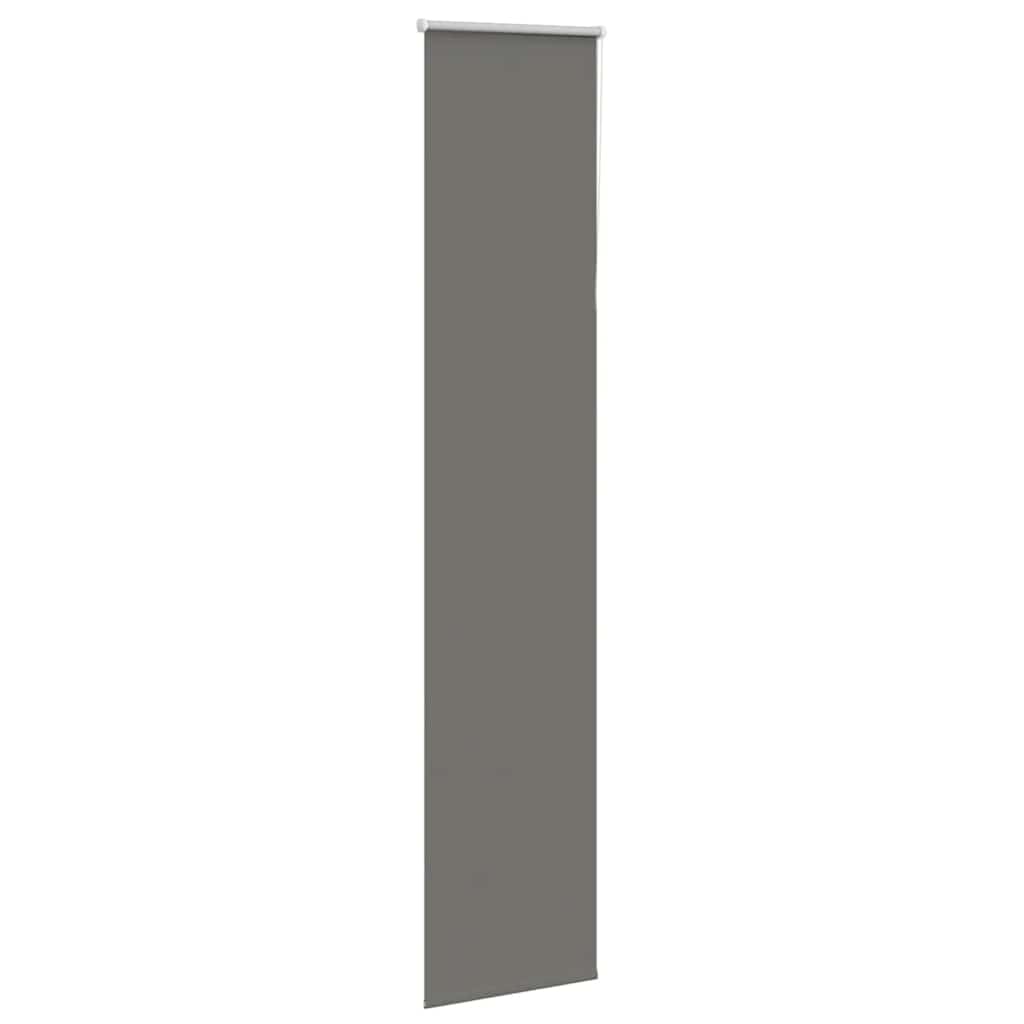 vidaXL Roleta zaciemniająca szara 40x210 cm Szerokość tkaniny 35,7 cm