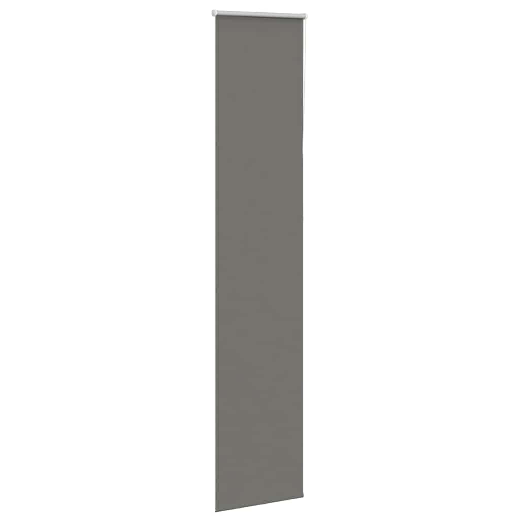 vidaXL Roleta zaciemniająca szara 55x210 cm Szerokość tkaniny 50,7 cm