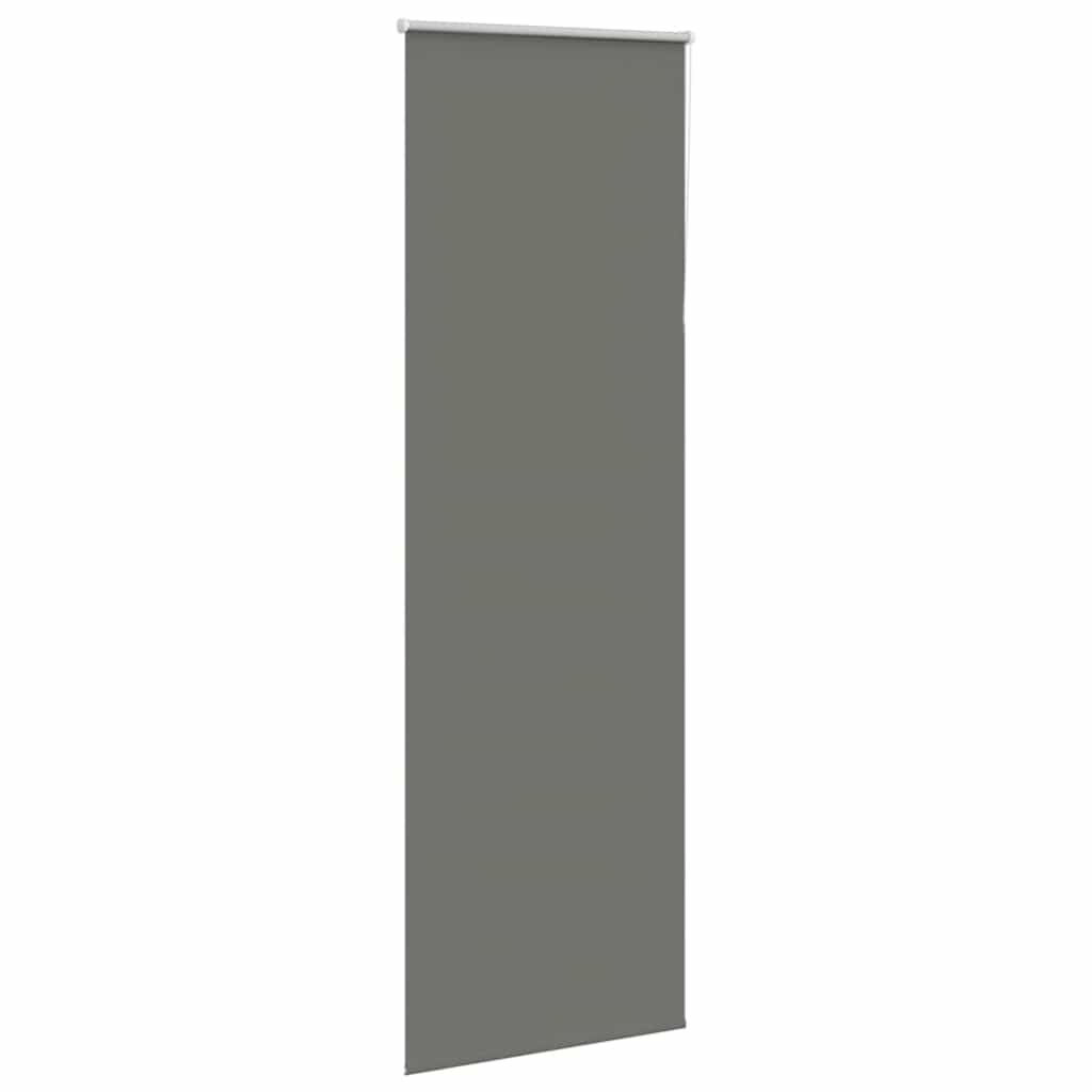vidaXL Roleta zaciemniająca szara 65x210 cm Szerokość tkaniny 60,7 cm