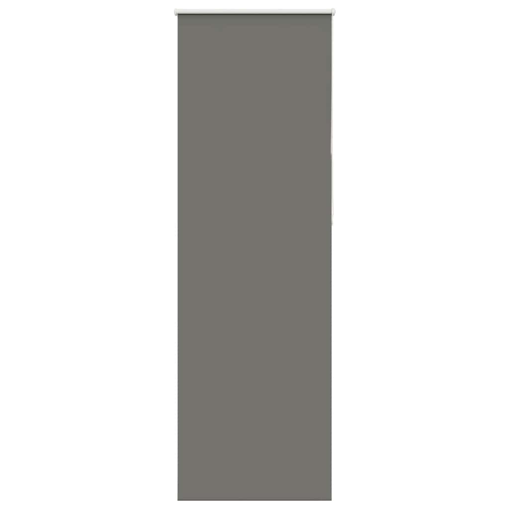 vidaXL Roleta zaciemniająca szara 85x210 cm Szerokość tkaniny 80,7 cm