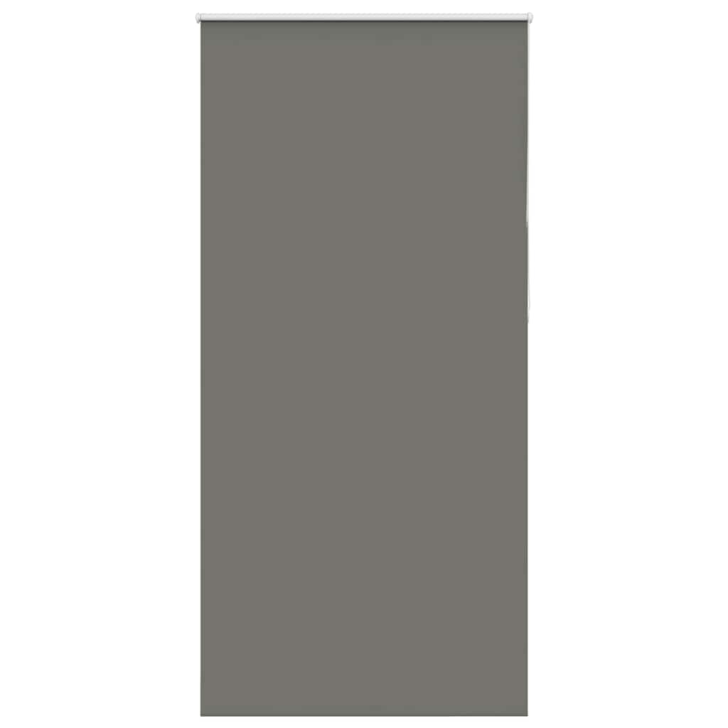 vidaXL Roleta zaciemniająca szara 90x210 cm Szerokość tkaniny 85,7 cm