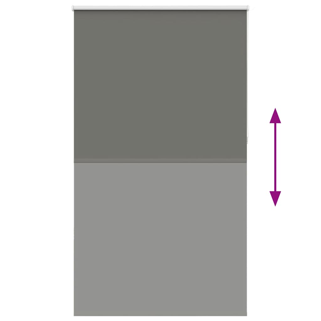 vidaXL Roleta zaciemniająca szara 120x210cm Szerokość tkaniny 116,6cm