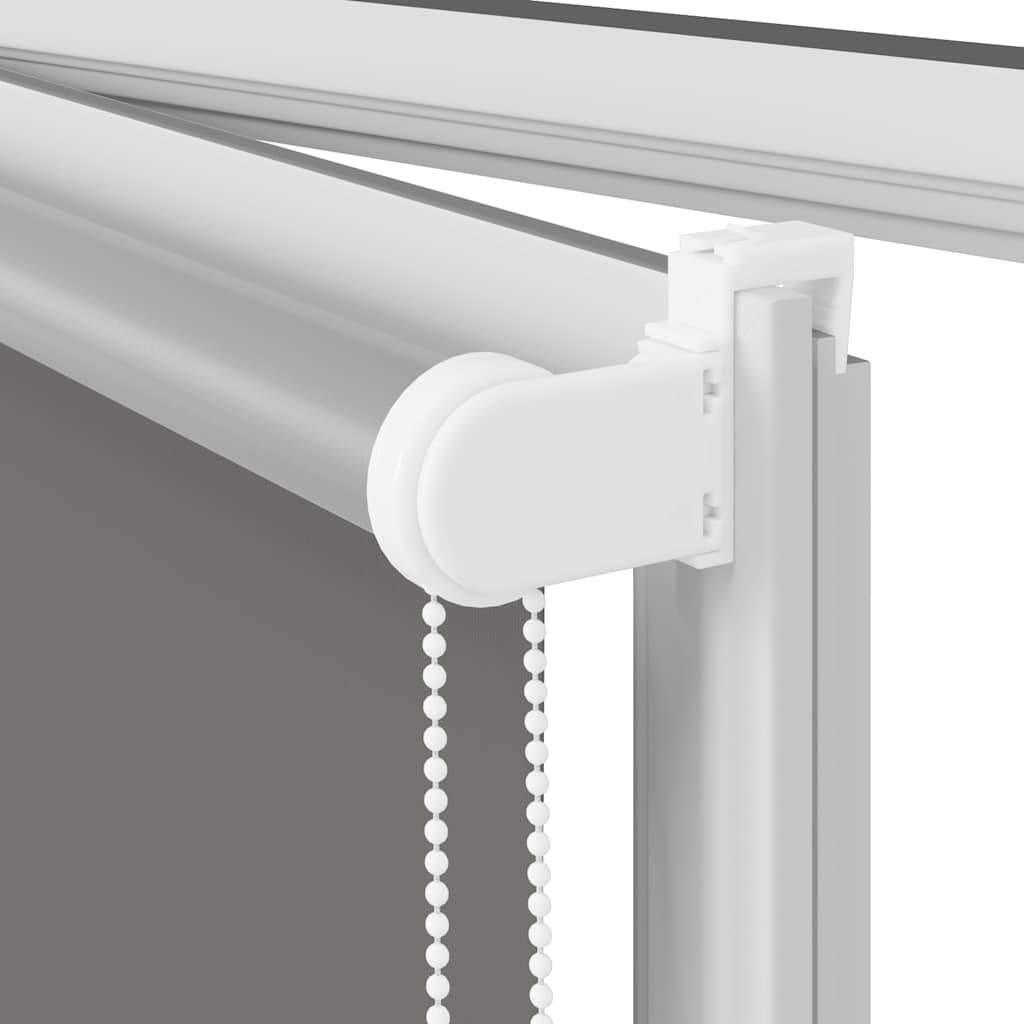 vidaXL Roleta zaciemniająca szara 155x210cm Szerokość tkaniny 151,6cm