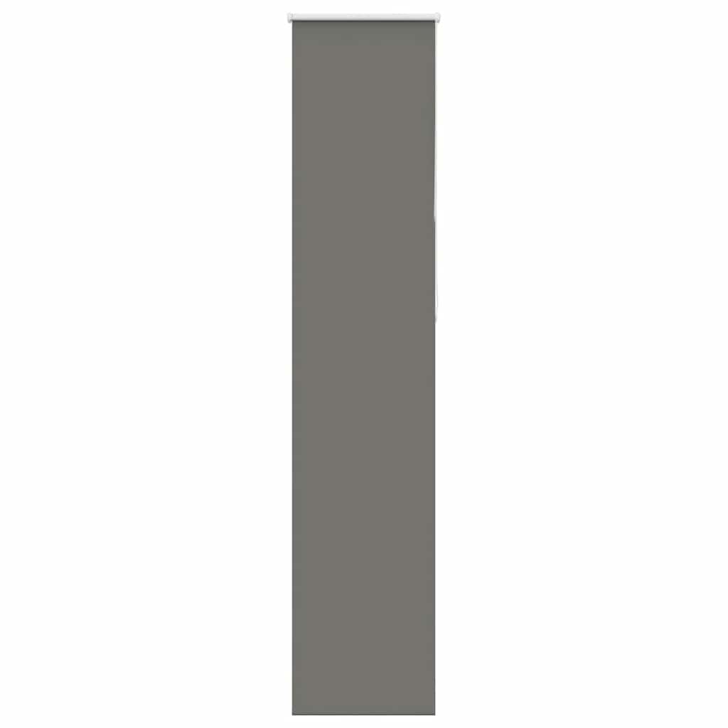 vidaXL Roleta zaciemniająca szara 40x230 cm Szerokość tkaniny 35,7 cm