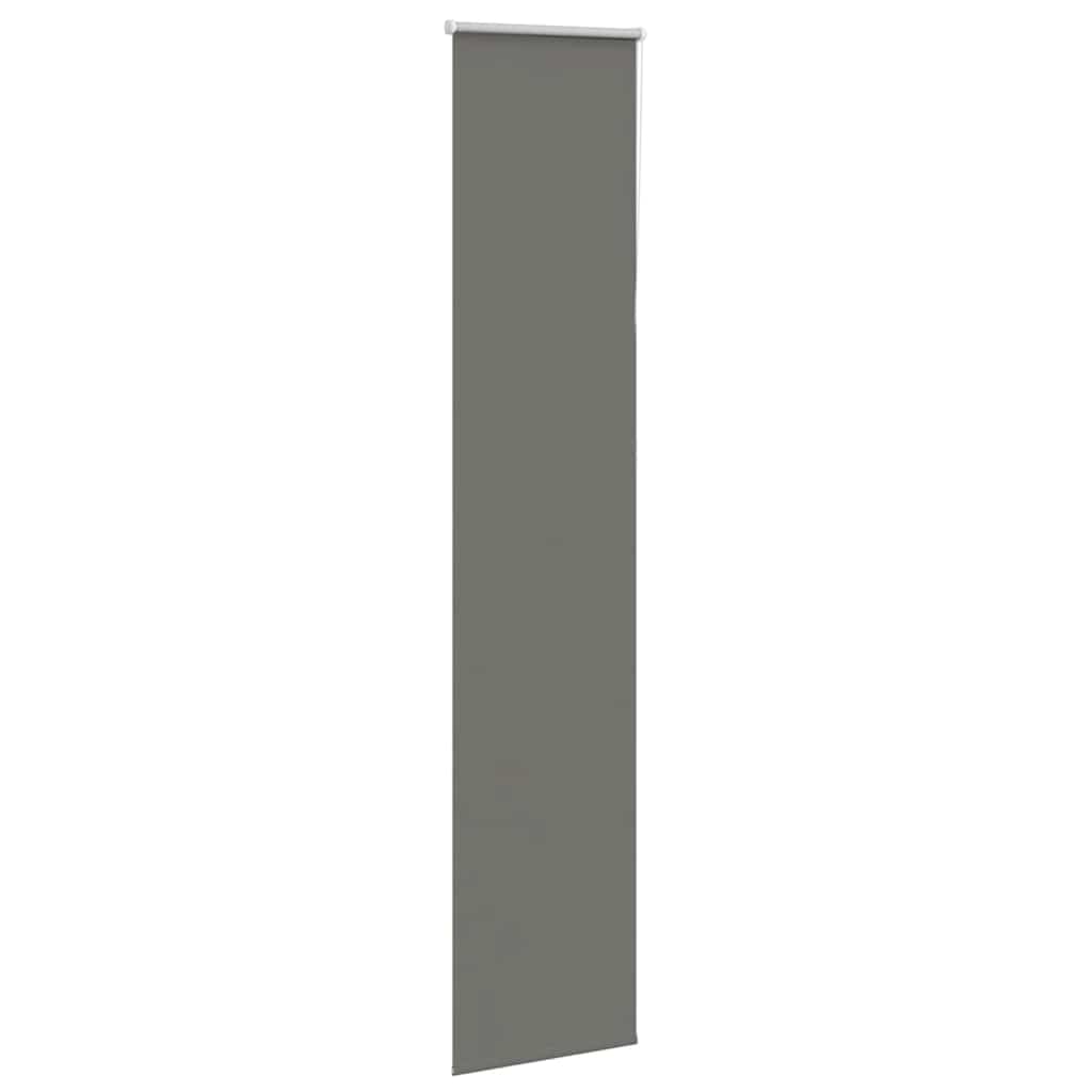 vidaXL Roleta zaciemniająca szara 45x230 cm Szerokość tkaniny 40,7 cm