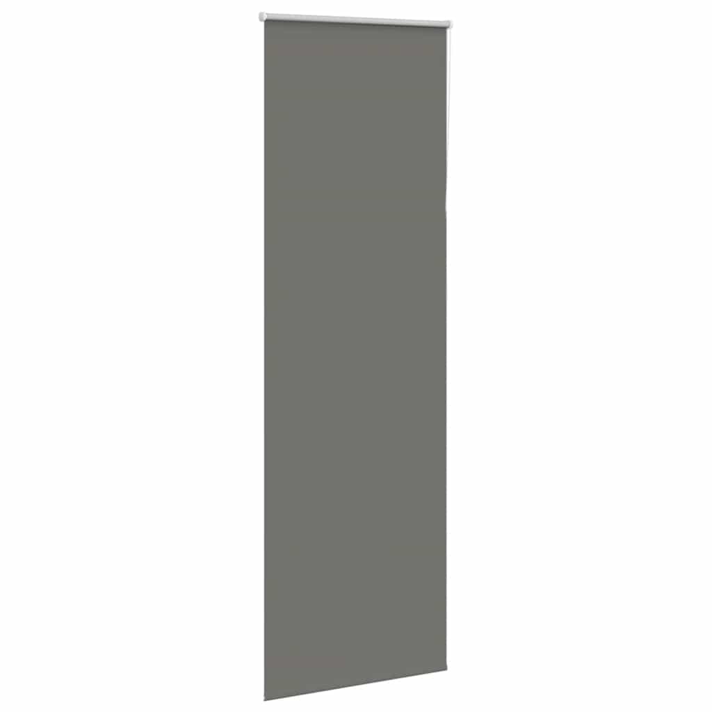 vidaXL Roleta zaciemniająca szara 65x230 cm Szerokość tkaniny 60,7 cm