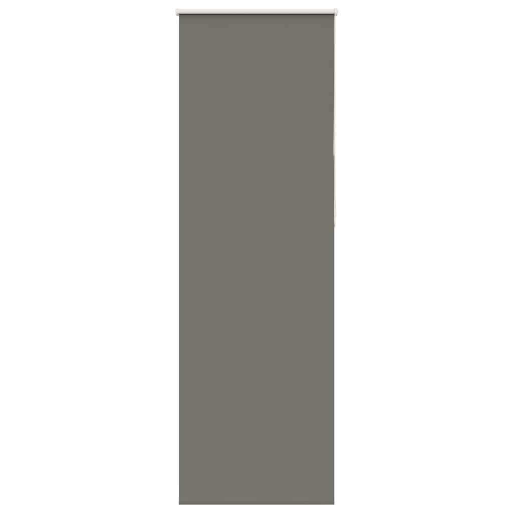 vidaXL Roleta zaciemniająca szara 70x230 cm Szerokość tkaniny 65,7 cm