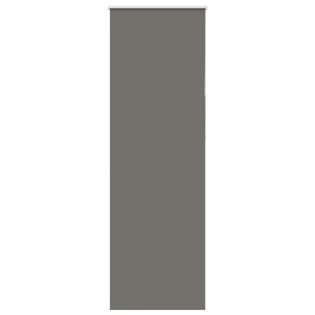 vidaXL Roleta zaciemniająca szara 85x230 cm Szerokość tkaniny 80,7 cm