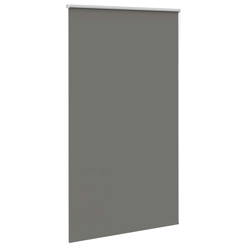 vidaXL Roleta zaciemniająca szara 130x230cm Szerokość tkaniny 126,6cm