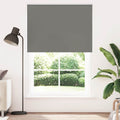 vidaXL Roleta zaciemniająca szara 160x230cm Szerokość tkaniny 156,6cm