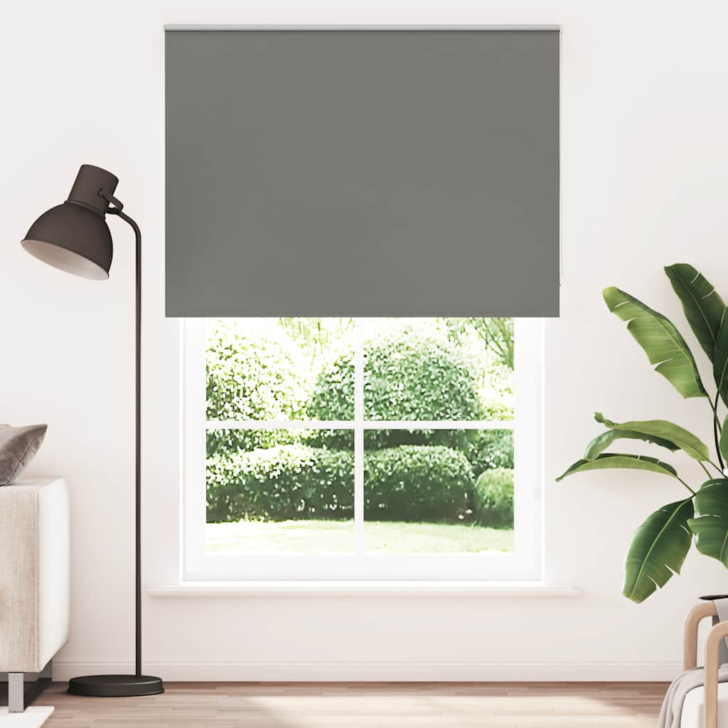 vidaXL Roleta zaciemniająca szara 165x230cm Szerokość tkaniny 161,6cm