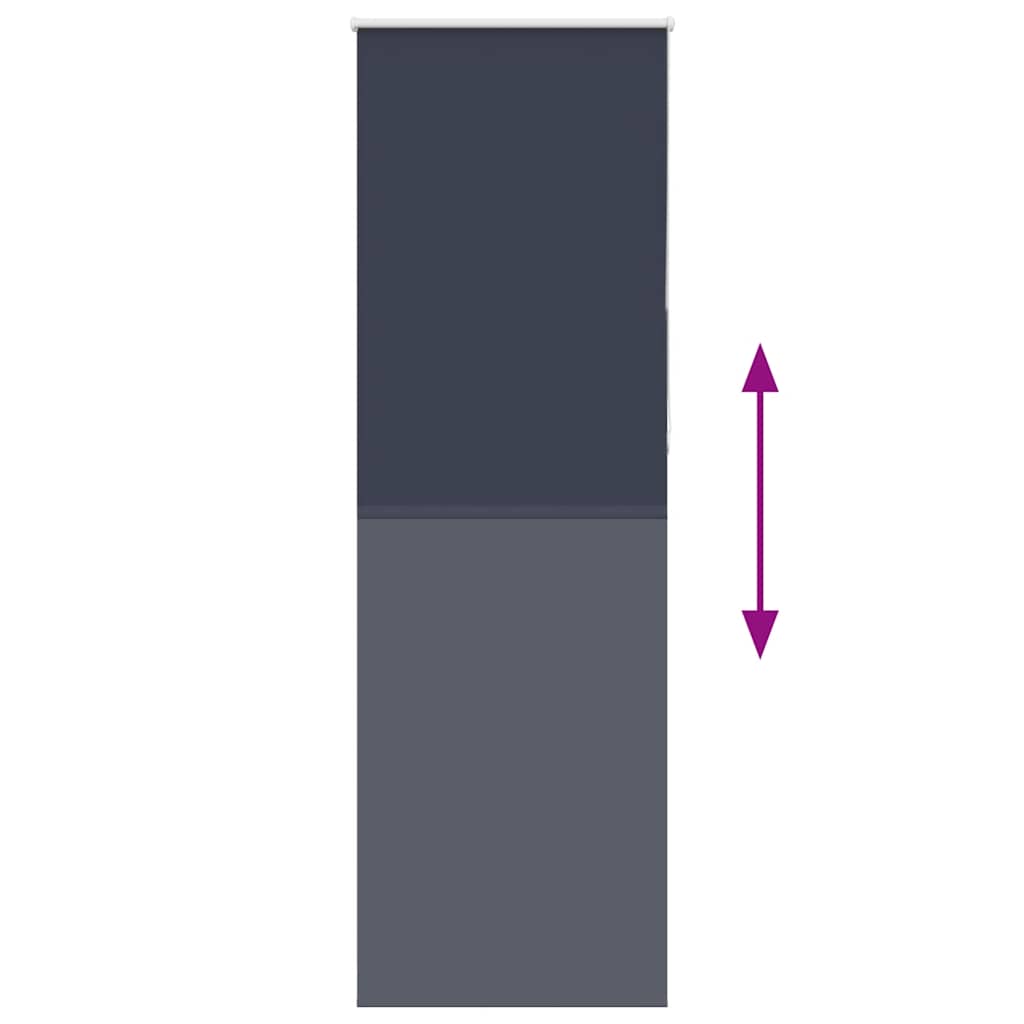 vidaXL Roleta zaciemniająca 75x210 cm Szerokość tkaniny 70,7 cm