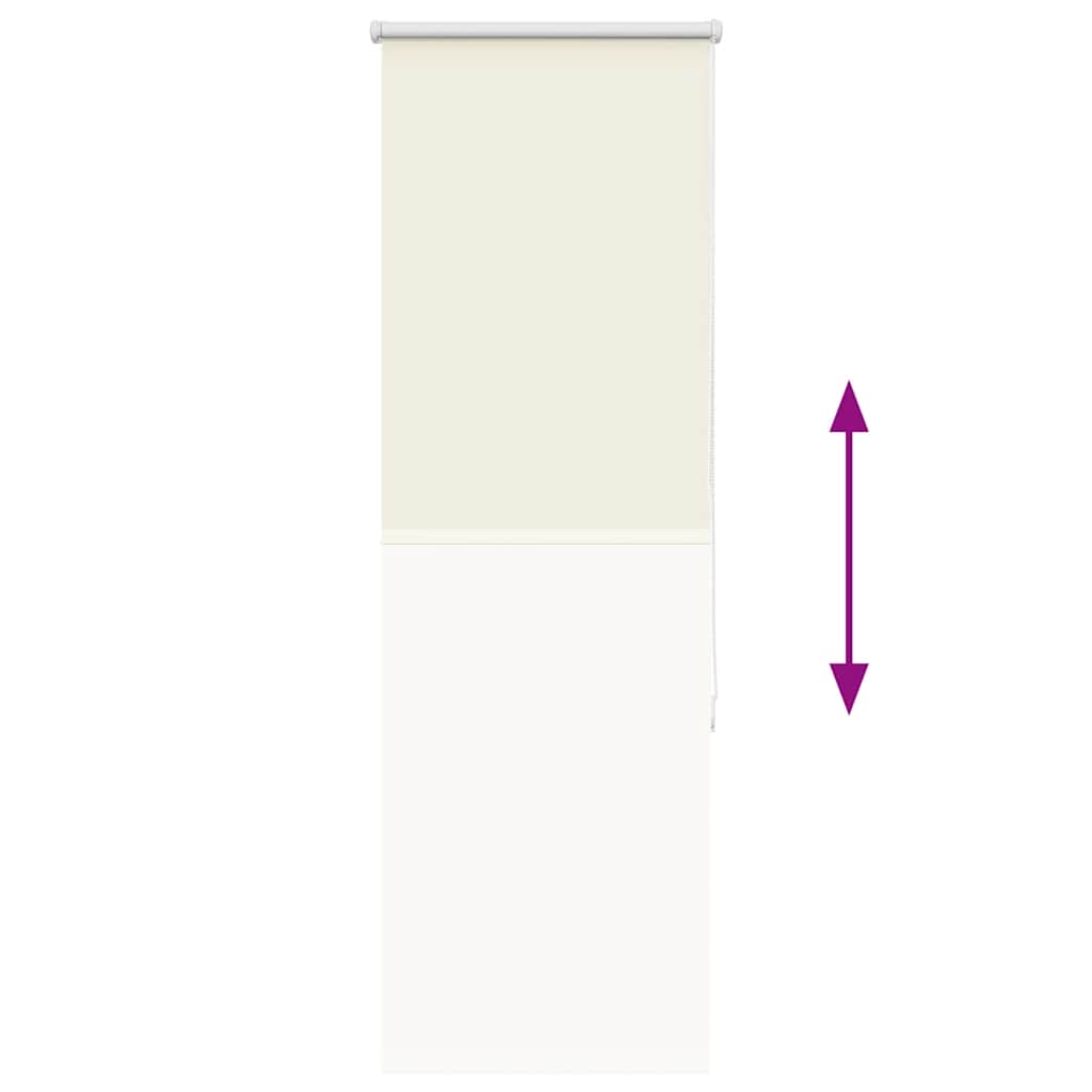 vidaXL Roleta zaciemniająca Off White 55x130 cm Szerokość tkaniny