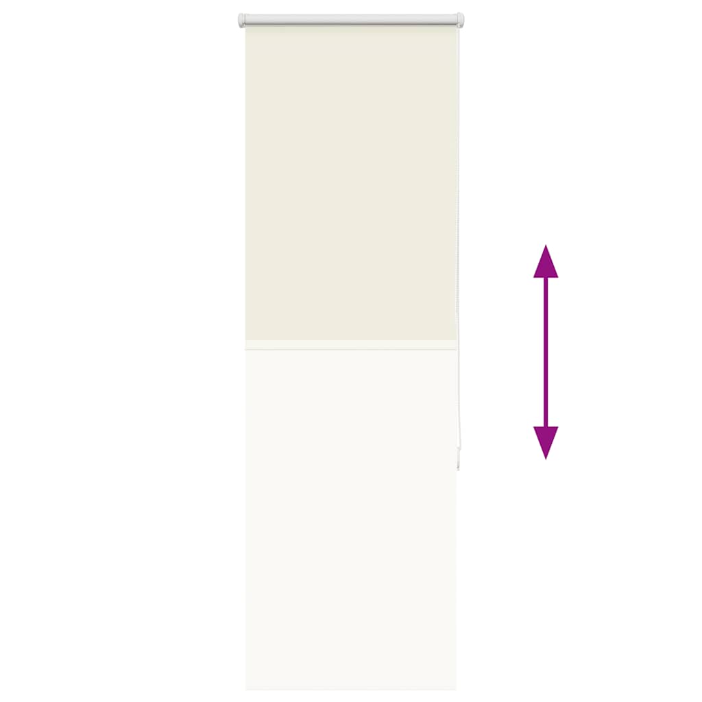 vidaXL Roleta zaciemniająca Off White 60x130 cm Szerokość tkaniny