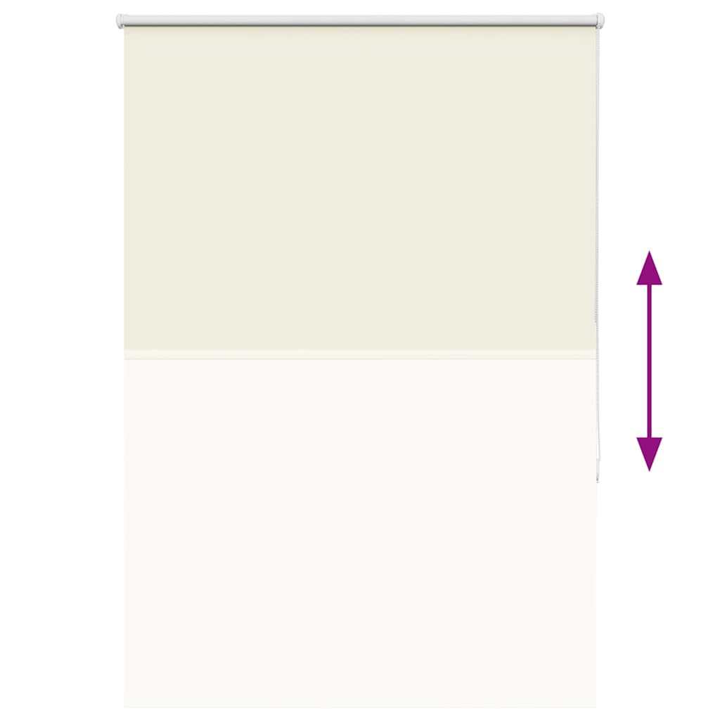 vidaXL Roleta zaciemniająca Off White 90x130 cm Szerokość tkaniny