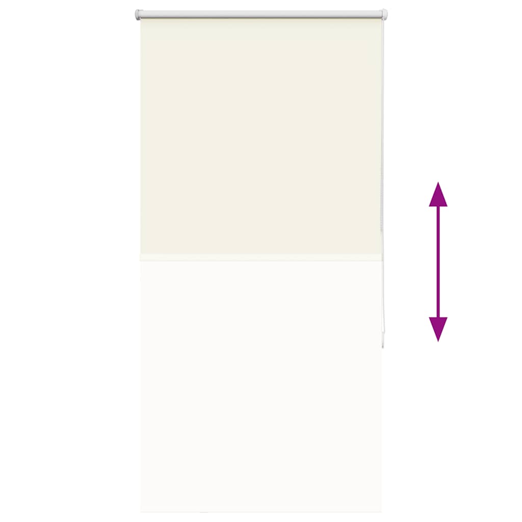 vidaXL Roleta zaciemniająca Off White 65x150 cm Szerokość tkaniny