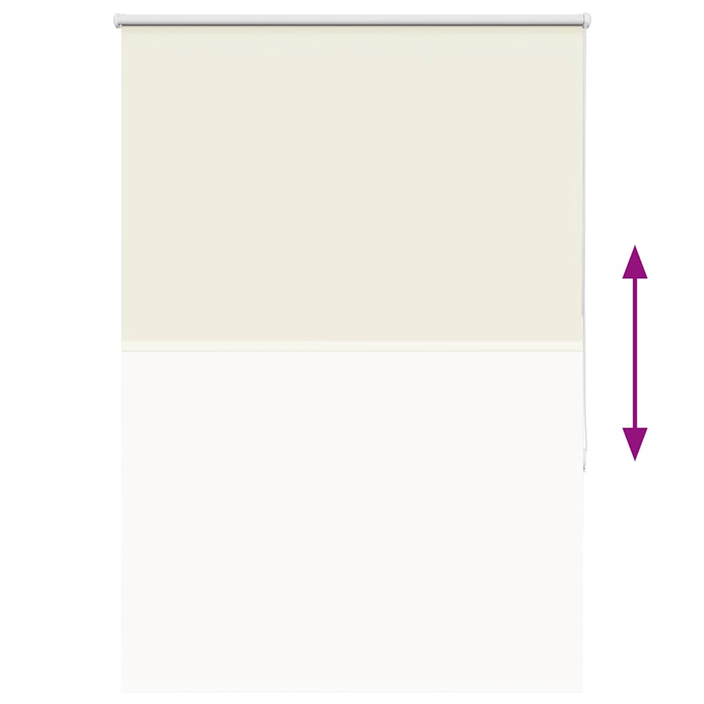 vidaXL Roleta zaciemniająca Off White 90x150 cm Szerokość tkaniny