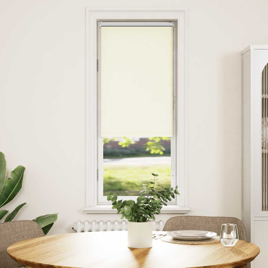 vidaXL Roleta zaciemniająca Off White 55x175 cm Szerokość tkaniny