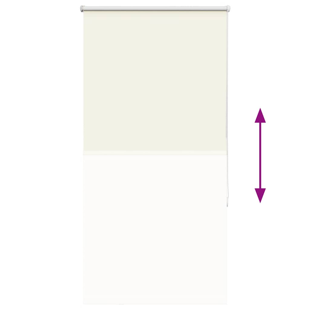 vidaXL Roleta zaciemniająca Off White 70x175 cm Szerokość tkaniny
