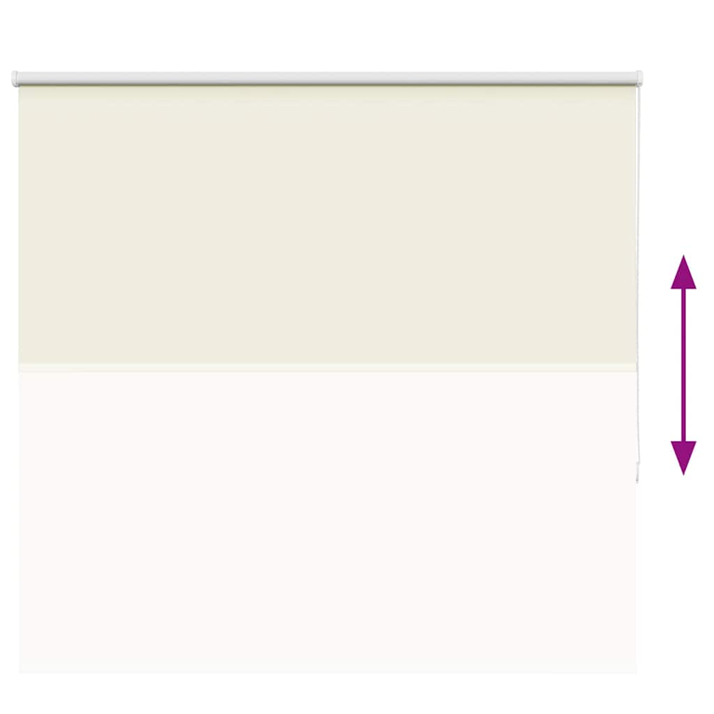 vidaXL Roleta zaciemniająca Off White 150x175 cm Szerokość tkaniny