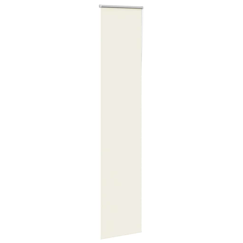 vidaXL Roleta zaciemniająca Off White 55x210 cm Szerokość tkaniny