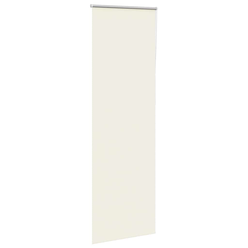 vidaXL Roleta zaciemniająca Off White 75x210 cm Szerokość tkaniny