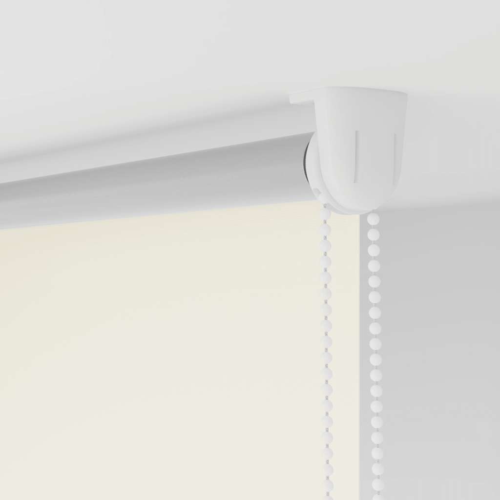 vidaXL Roleta zaciemniająca Off White 100x210 cm Szerokość tkaniny