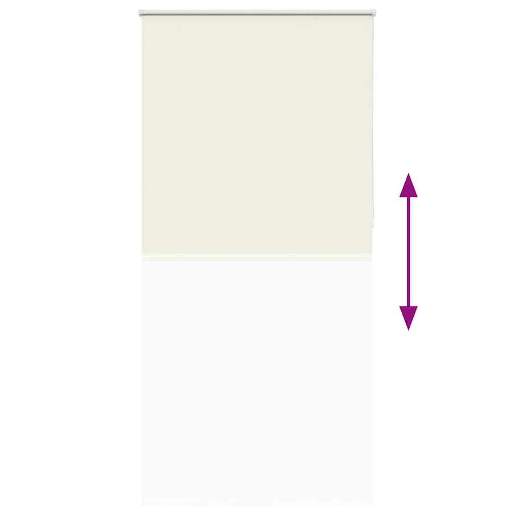 vidaXL Roleta zaciemniająca Off White 100x210 cm Szerokość tkaniny