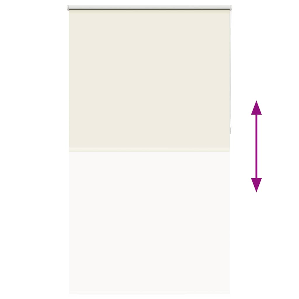 vidaXL Roleta zaciemniająca Off White 140x210 cm Szerokość tkaniny