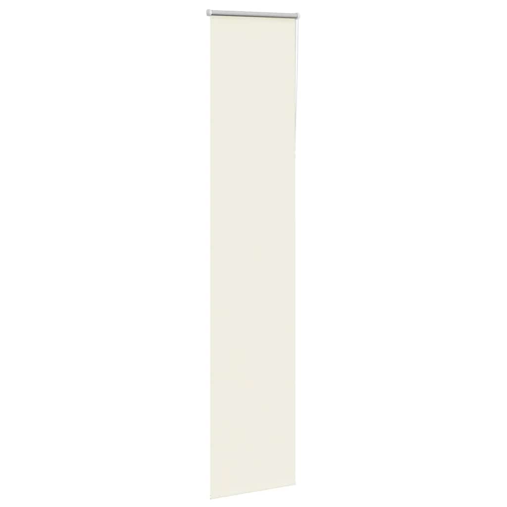 vidaXL Roleta zaciemniająca Off White 40x230 cm Szerokość tkaniny