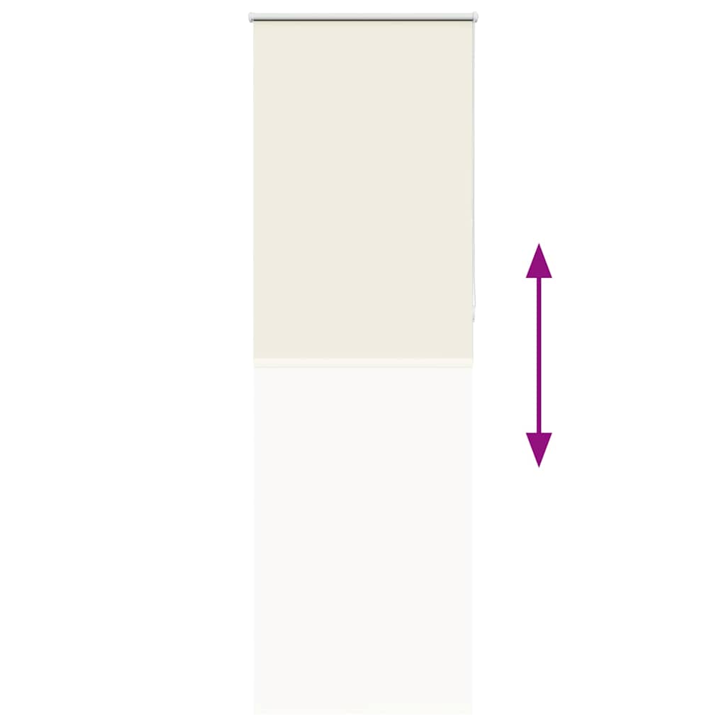 vidaXL Roleta zaciemniająca Off White 70x230 cm Szerokość tkaniny