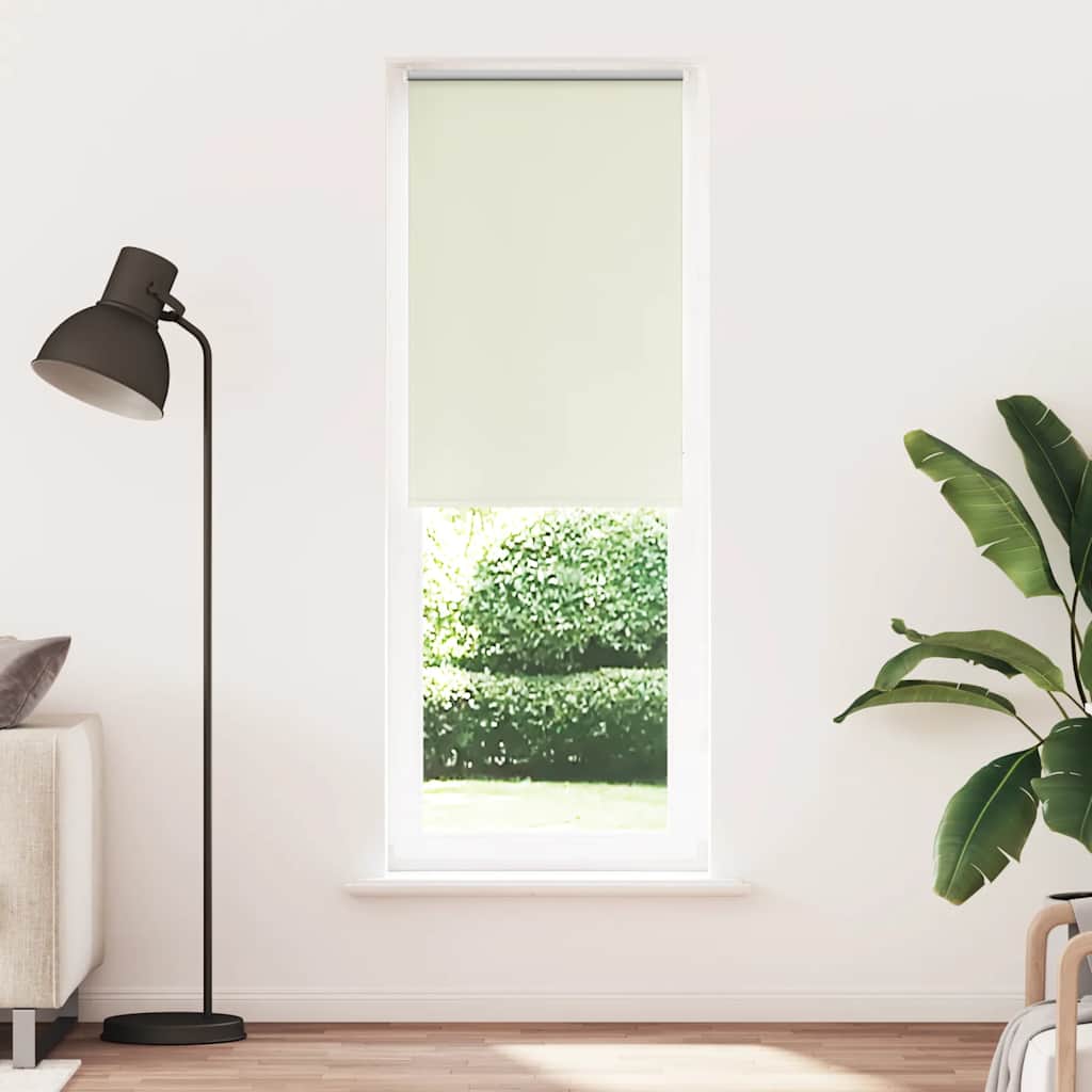 vidaXL Roleta zaciemniająca Off White 70x230 cm Szerokość tkaniny
