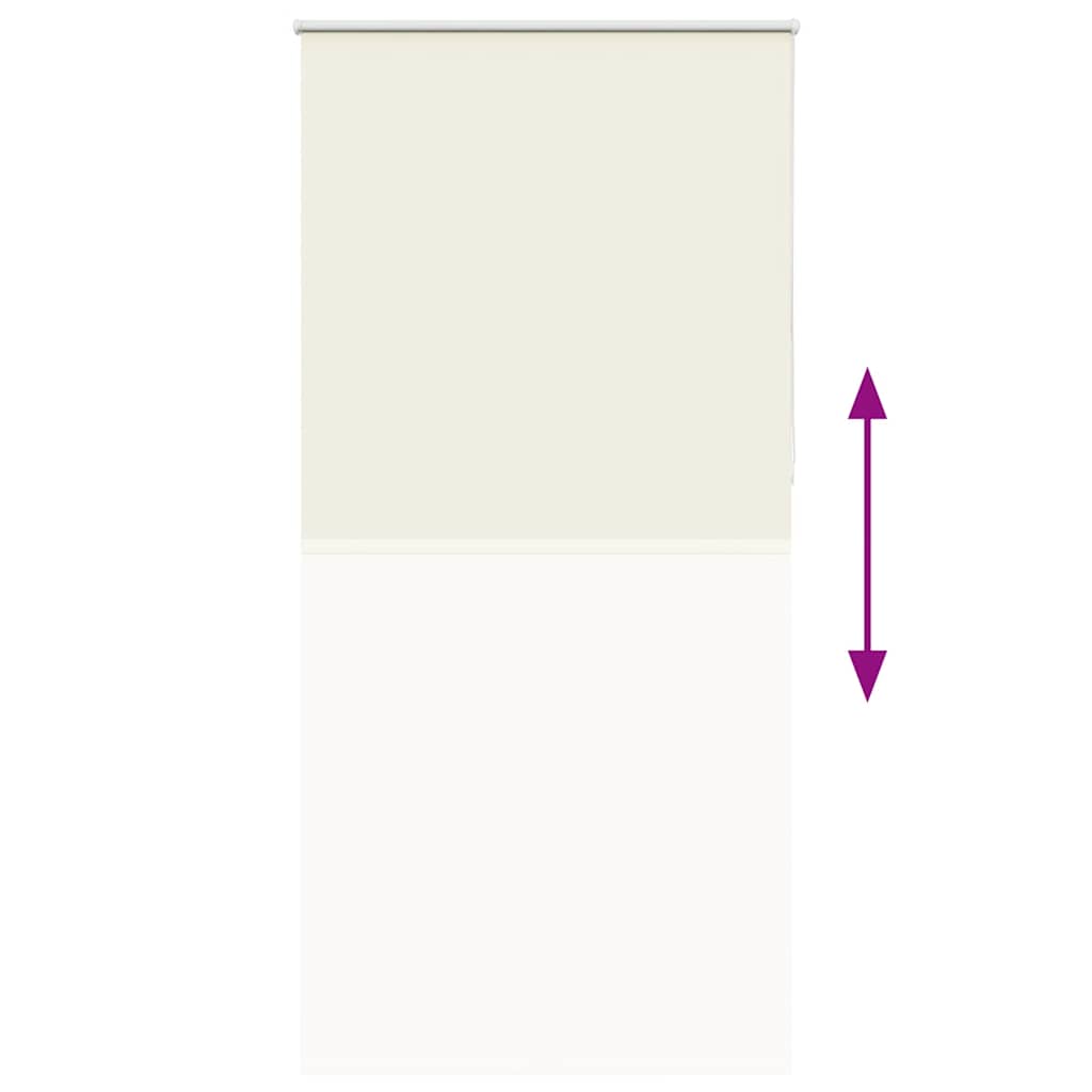 vidaXL Roleta zaciemniająca Off White 95x230 cm Szerokość tkaniny