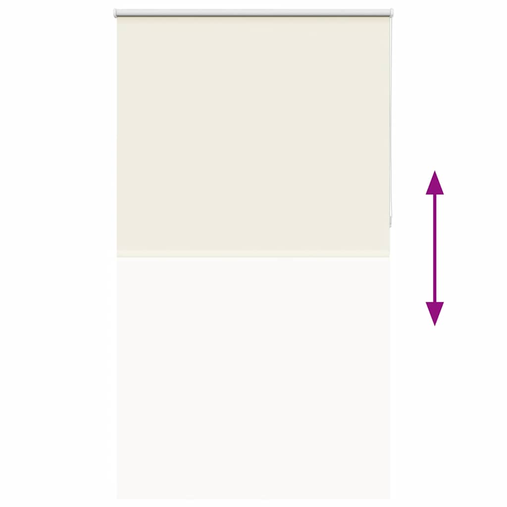 vidaXL Roleta zaciemniająca Off White 120x230 cm Szerokość tkaniny