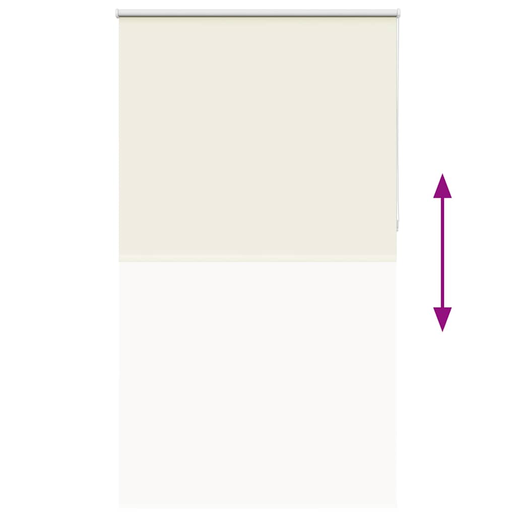vidaXL Roleta zaciemniająca Off White 140x230 cm Szerokość tkaniny