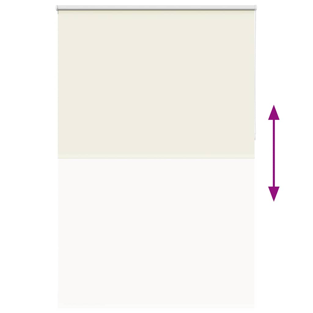 vidaXL Roleta zaciemniająca Off White 150x230 cm Szerokość tkaniny