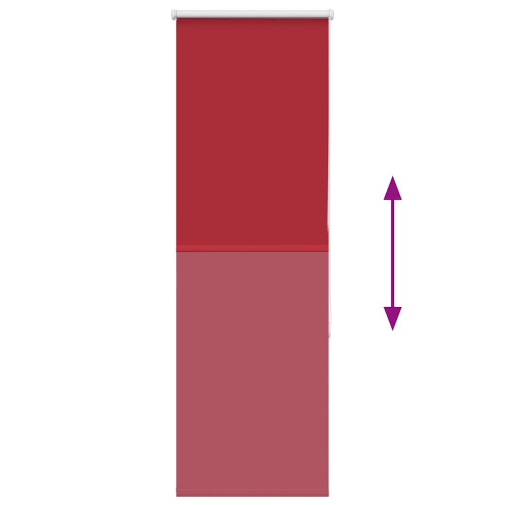 vidaXL Roleta zaciemniająca Red 60x150 cm Szerokość tkaniny 55,7 cm