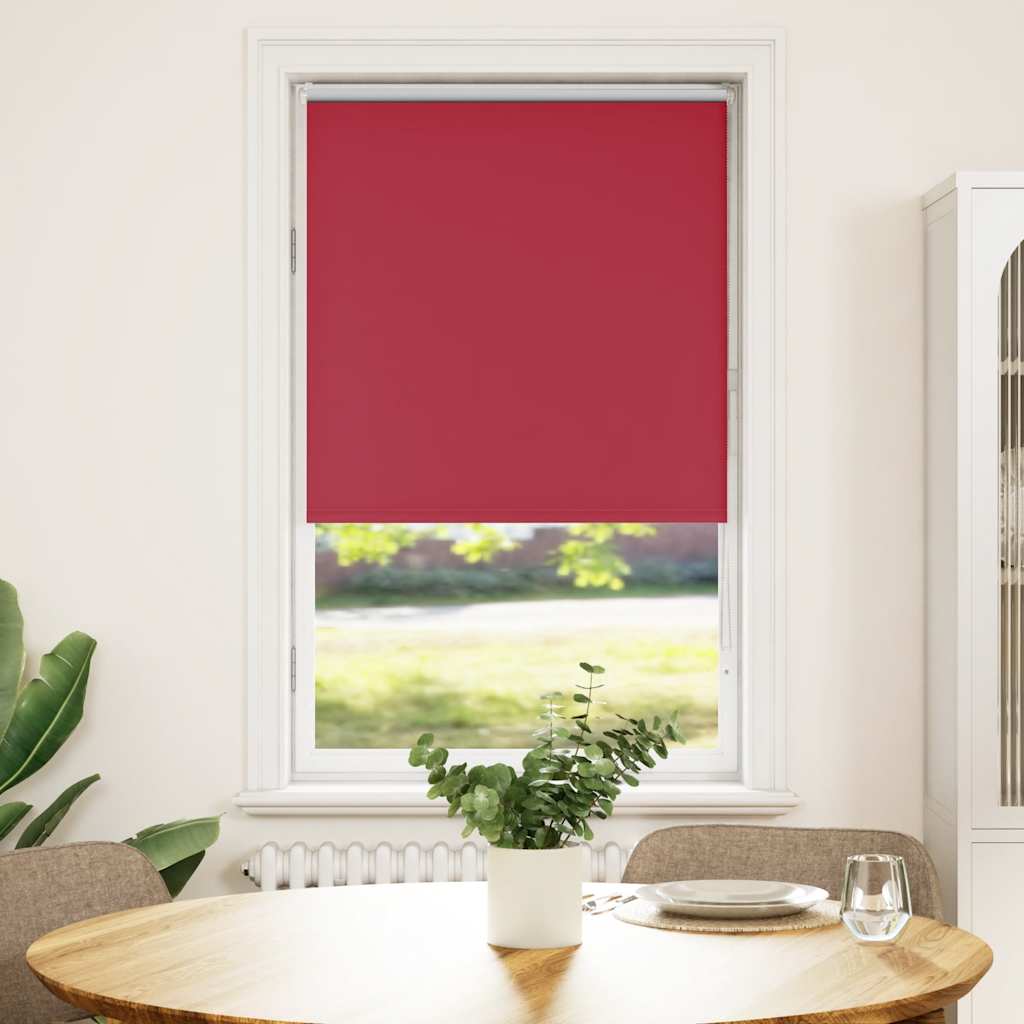 vidaXL Roleta zaciemniająca Red 65x150 cm Szerokość tkaniny 60,7 cm
