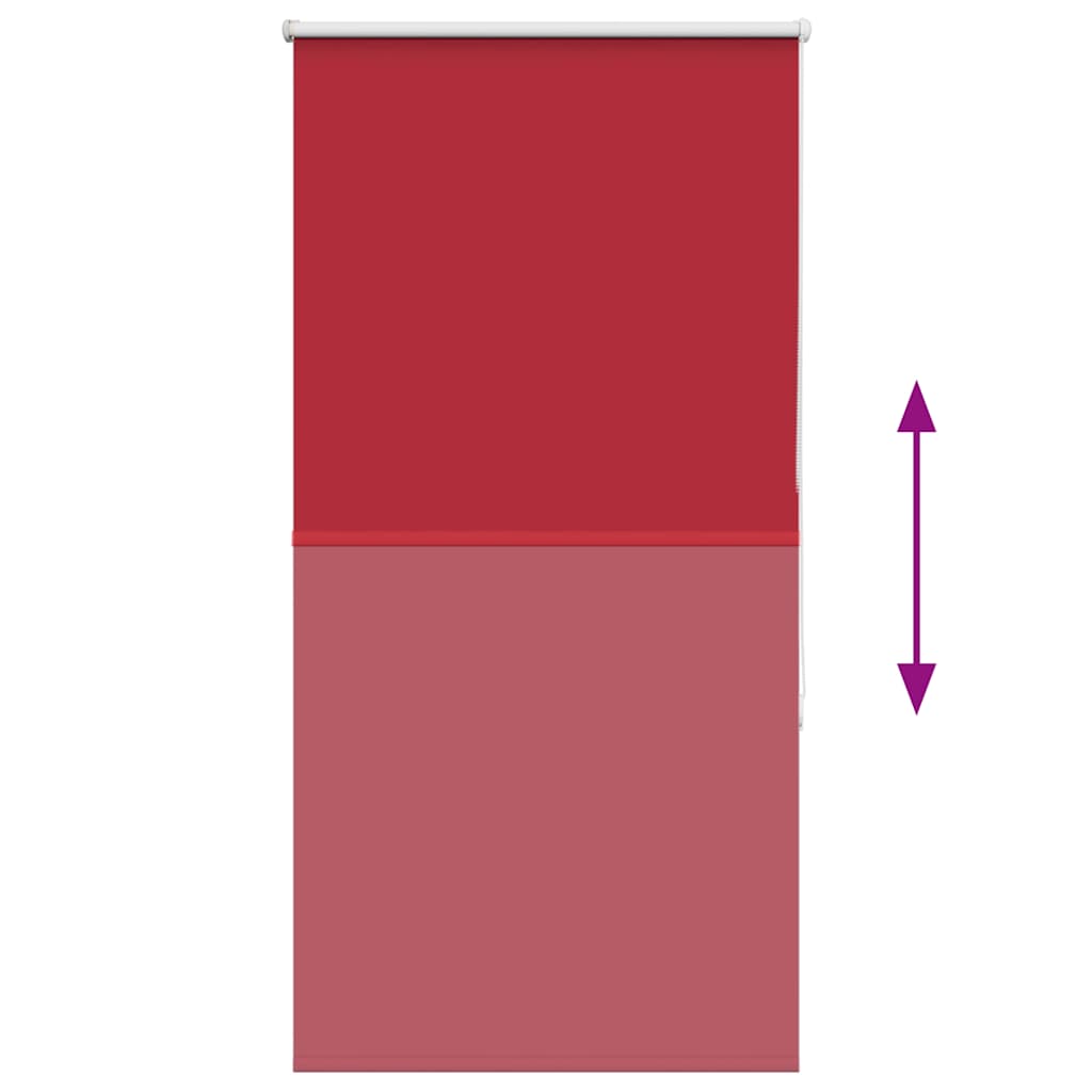 vidaXL Roleta zaciemniająca Red 75x150 cm Szerokość tkaniny 70,7 cm