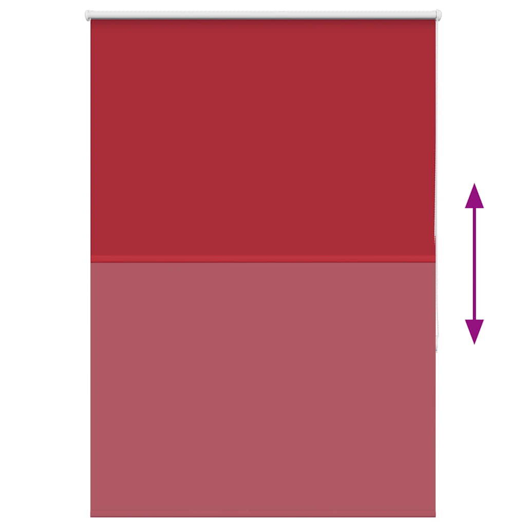 vidaXL Roleta zaciemniająca Red 95x150 cm Szerokość tkaniny 90,7 cm